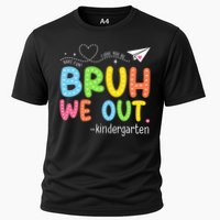 Bruh We Out Kindergarten End Of School Year Summer Break Cooling Performance Crew T-Shirt