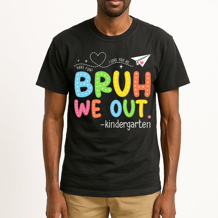 Bruh We Out Kindergarten End Of School Year Summer Break Tall T-Shirt