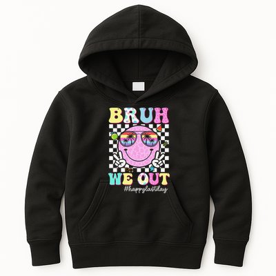 Bruh We Out Happy Last Day Of School Teacher Girl Summer Kids Hoodie