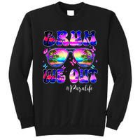 Bruh We Out Summer Para Life Sunglasses Tie Dye Sweatshirt