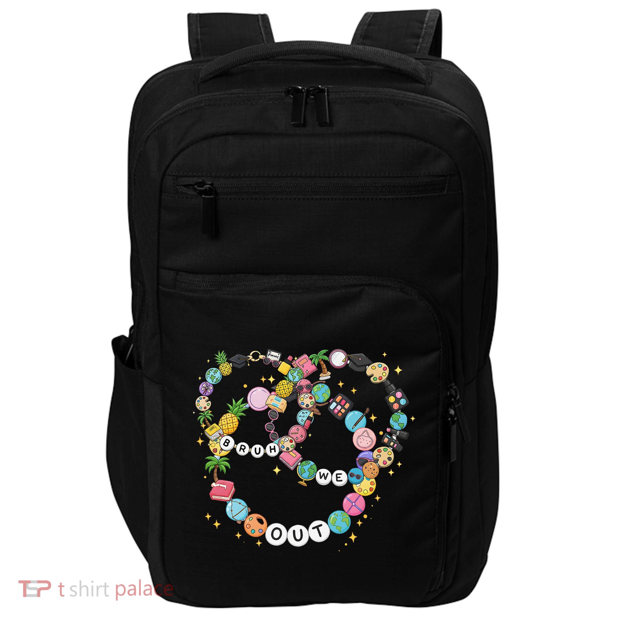 Bruh We Out Bracelet Last Day Of School Summer Teacher Impact Tech Backpack