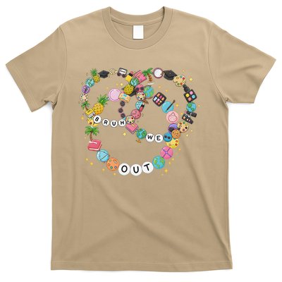 Bruh We Out Bracelet Last Day Of School Summer Teacher T-Shirt