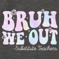 Bruh We Out Substitute Teachers Happy Last Day Of School Vector Backpack