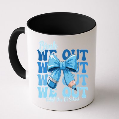 Bruh We Out Coquette Bow Happy Last Day Of School Mug