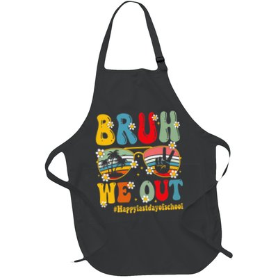 Bruh We Out Happy Last Day Of School Teacher Student Summer Apron