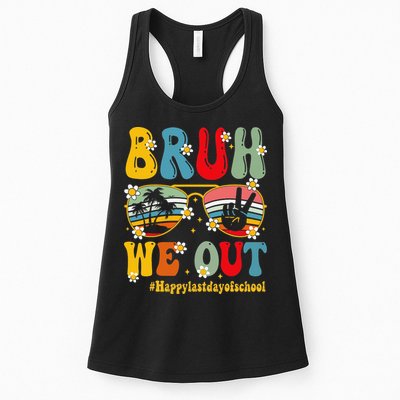 Bruh We Out Happy Last Day Of School Teacher Student Summer Womens Tank Top