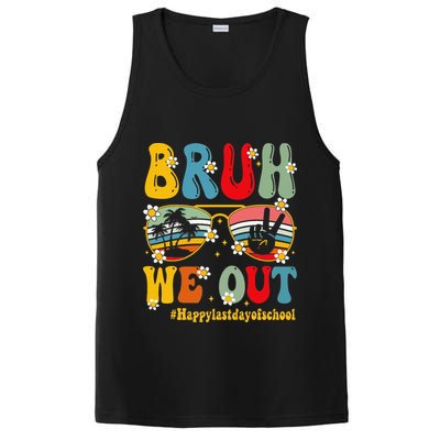 Bruh We Out Happy Last Day Of School Teacher Student Summer PosiCharge Competitor Tank