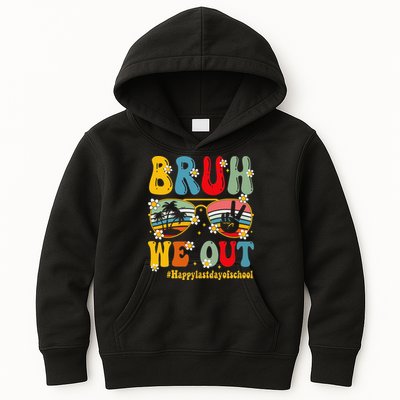 Bruh We Out Happy Last Day Of School Teacher Student Summer Kids Hoodie