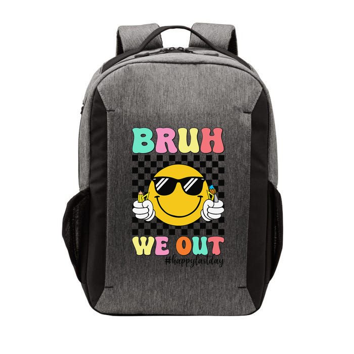 Bruh We Out Happy Last Day Of School Teacher Graduation Vector Backpack