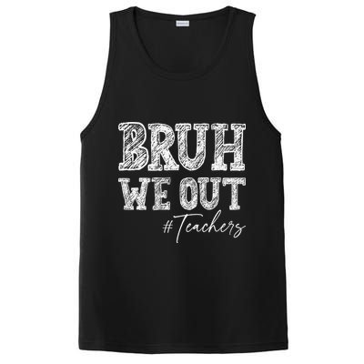 Bruh We Out Teachers Graduation Summer PosiCharge Competitor Tank