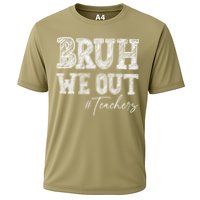 Bruh We Out Teachers Graduation Summer Cooling Performance Crew T-Shirt