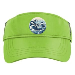 Blue Wave Of Cat Ladies For Kamala Meaningful Gift Adult Drive Performance Visor