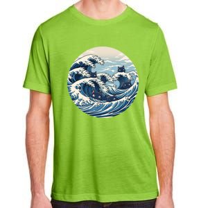 Blue Wave Of Cat Ladies For Kamala Meaningful Gift Adult ChromaSoft Performance T-Shirt