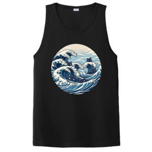 Blue Wave Of Cat Ladies For Kamala Meaningful Gift PosiCharge Competitor Tank