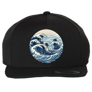 Blue Wave Of Cat Ladies For Kamala Meaningful Gift Wool Snapback Cap