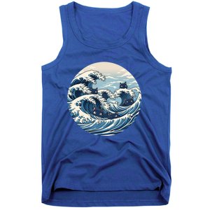 Blue Wave Of Cat Ladies For Kamala Meaningful Gift Tank Top