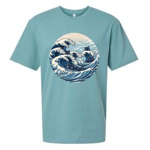 Blue Wave Of Cat Ladies For Kamala Meaningful Gift Sueded Cloud Jersey T-Shirt