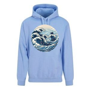 Blue Wave Of Cat Ladies For Kamala Meaningful Gift Unisex Surf Hoodie