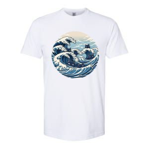 Blue Wave Of Cat Ladies For Kamala Meaningful Gift Softstyle CVC T-Shirt