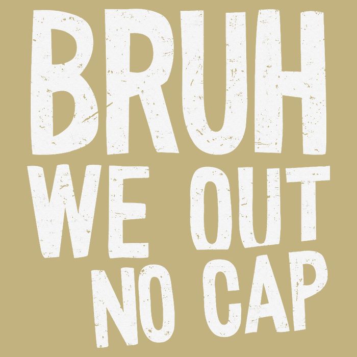 Bruh We Out No Cap Funny Last Day Of School 2025 Graduation Button