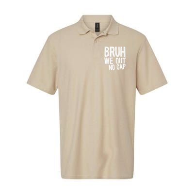 Bruh We Out No Cap Funny Last Day Of School 2025 Graduation Polo