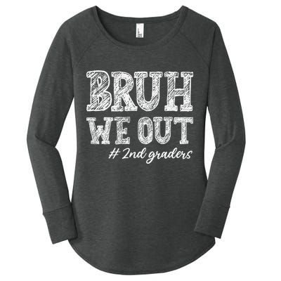 Bruh We Out 2nd Graders Graduation 2nd Grade Teachers Women's Perfect Tri Tunic Long Sleeve Shirt