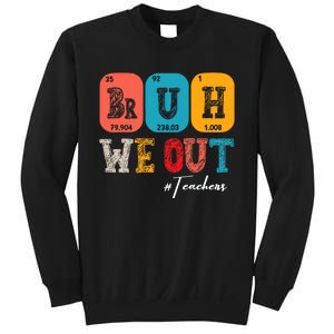 Bruh We Out Teachers Periodic Table Last Day Of School Sweatshirt