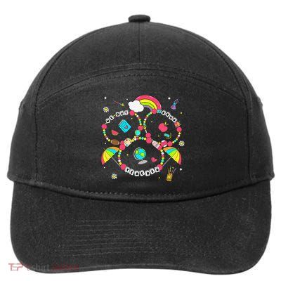 Bruh We Out Teachers Friendship Bracelet Last Day Of School 7-Panel Snapback Hat