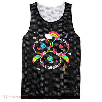 Bruh We Out Teachers Friendship Bracelet Last Day Of School Mesh Reversible Basketball Jersey Tank