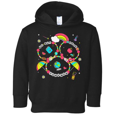 Bruh We Out Teachers Friendship Bracelet Last Day Of School Toddler Hoodie