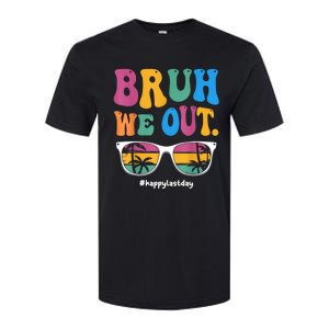 Bruh We Out Happy Last Day Of School Teacher Boy Girl Summer Softstyle CVC T-Shirt