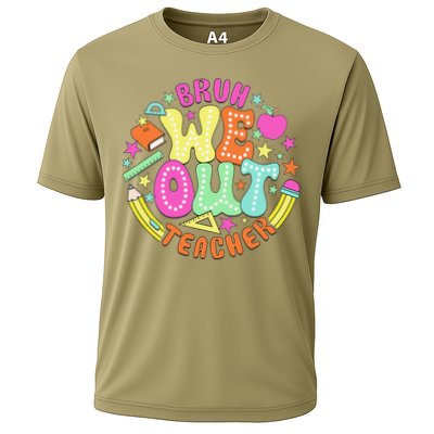 Bruh We Out Teacher Summer Last Dat Of School Performance Shirt
