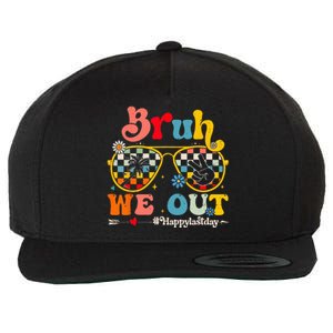 Bruh We Out Happy Last Day Of School Teacher Boy Girl Summer Wool Snapback Cap