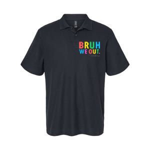 Bruh We Out Teachers Summer Last Day Of School Softstyle Adult Sport Polo