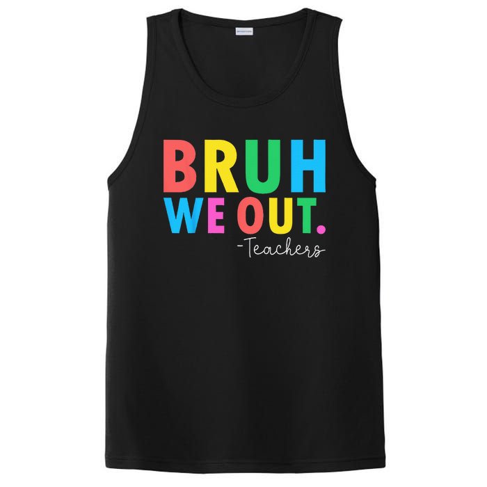 Bruh We Out Teachers Summer Last Day Of School PosiCharge Competitor Tank