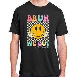 Bruh We Out teachers Cute End of School Groovy Summer Funny Adult ChromaSoft Performance T-Shirt