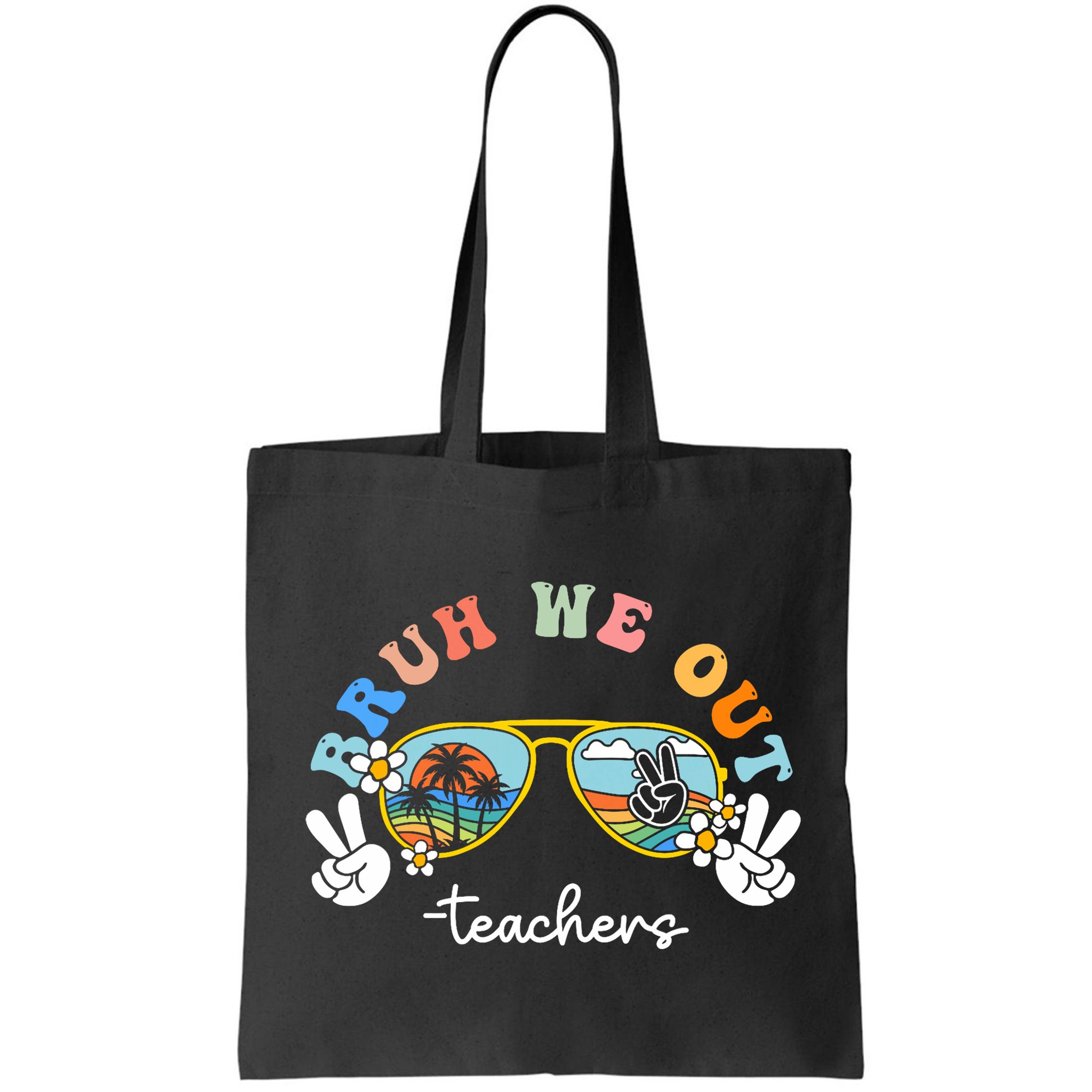 Bruh We Out Funny Last Day Of School Teacher Boy Girl Summer Bag