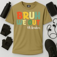 Bruh We Out 6th Graders Sixth Grade Graduation Class Of Cooling Performance Crew T-Shirt