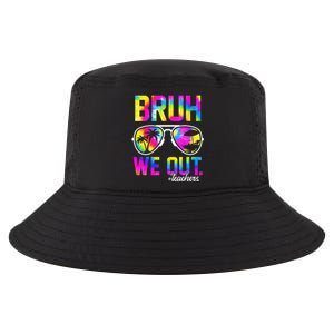 Bruh We Out Teachers Summer Tie Dye Last Day of School Cool Comfort Performance Bucket Hat