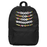 Bruh We Out Teacher Last Day Of School Friendship Bracelet 16 in Basic Backpack