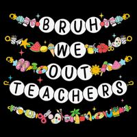 Bruh We Out Teacher Last Day Of School Friendship Bracelet 16 in Basic Backpack