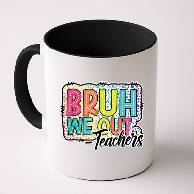 Bruh We Out Teachers Cute End Of School Year Summer Groovy Mug