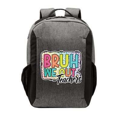 Bruh We Out Teachers Cute End Of School Year Summer Groovy Vector Backpack