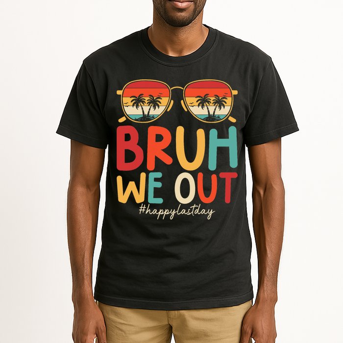 Bruh We Out Funny Last Day Of School Teacher Girl Summer Tall T-Shirt