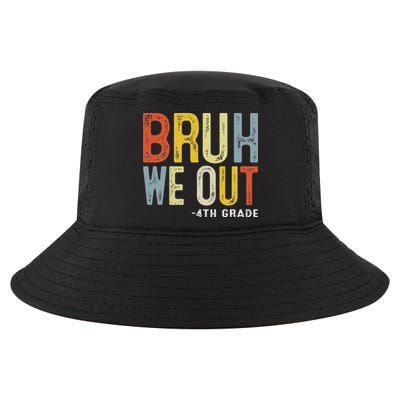 Bruh We Out 4th Graders Fourth Grade Graduation Class 2025 Cool Comfort Performance Bucket Hat