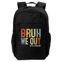 Bruh We Out 4th Graders Fourth Grade Graduation Class 2025 Backpack