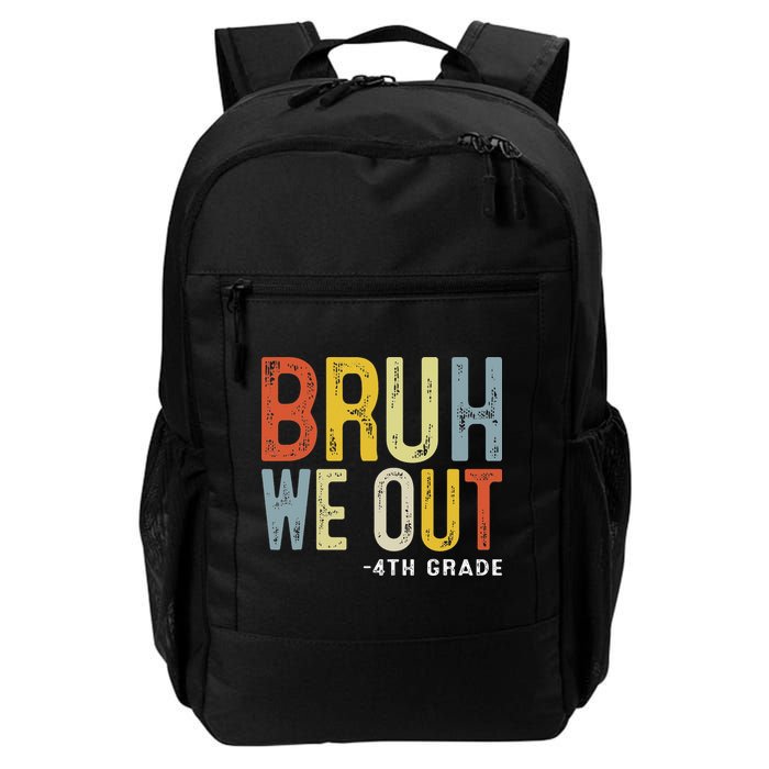 Bruh We Out 4th Graders Fourth Grade Graduation Class 2025 Backpack