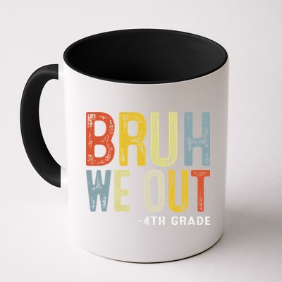 Bruh We Out 4th Graders Fourth Grade Graduation Class 2025 Mug