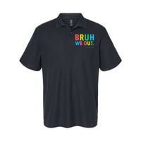 Bruh We Out Teachers Summer Last Day Of School Softstyle Adult Sport Polo