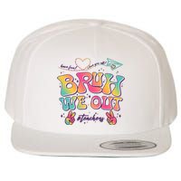 Bruh We Out #Teachers Have Fun I Love You All Wool Snapback Cap